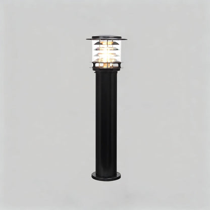 Baliza de iluminación para caminos resistente a la intemperie, lámpara de poste de aluminio de 6 pulgadas para entradas, jardines y patios, luz exterior de pie impermeable IP65, casquillo E26