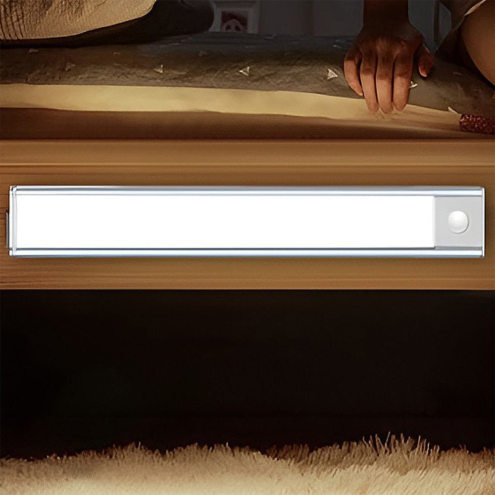 Rechargeable Cordless LED Strip Light for Cabinets, Closets & Hallways – Battery Powered Stick-On Under Cabinet Lighting for Kitchen, Bedroo