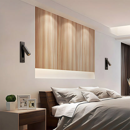 Recessed LED Wall Sconce Metal 7 in Round Flush Mount for Bedroom Hallway Reading Ambient Lighting Indoor Modern Home