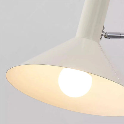 Pivoting Metal Sconce 10 in Height Directional Task Fixture Focused Bedside Illumination Narrow Mounting E27 Socket Compact Space-Saving Des