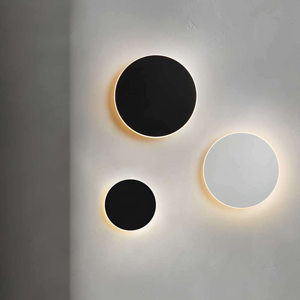 Modern Metal Sconce with Acrylic Shade in Black or White for Hallway Bedroom Living Room Indoor Ambient Lighting LED Fixture Contemporary Ho