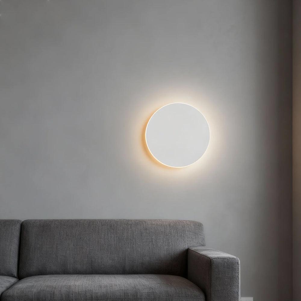 Modern Metal Sconce with Acrylic Shade in Black or White for Hallway Bedroom Living Room Indoor Ambient Lighting LED Fixture Contemporary Ho