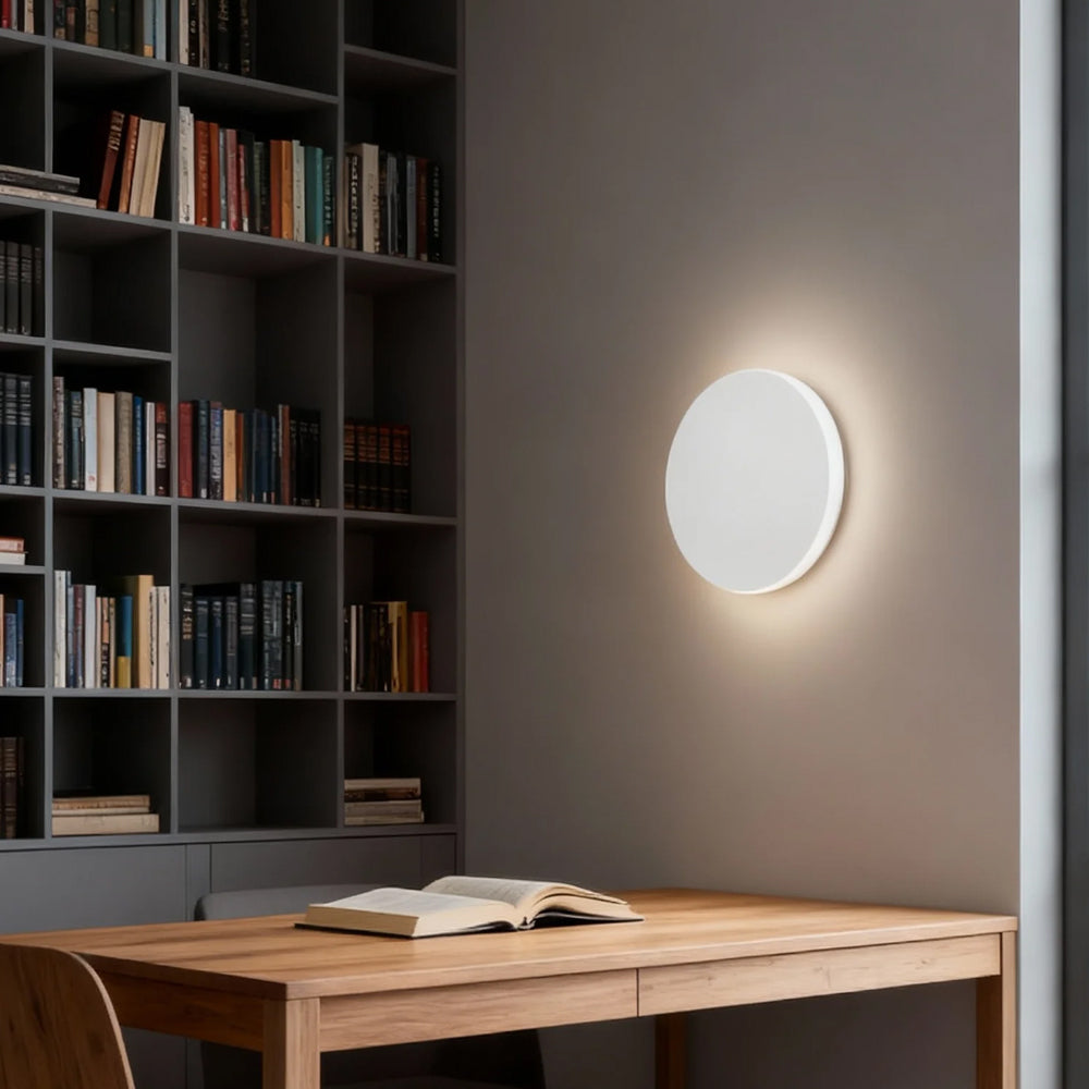 Modern Metal Sconce with Acrylic Shade in Black or White for Hallway Bedroom Living Room Indoor Ambient Lighting LED Fixture Contemporary Ho