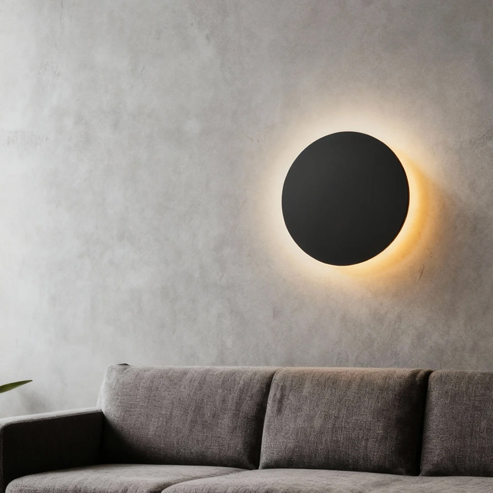 Modern Metal Sconce with Acrylic Shade in Black or White for Hallway Bedroom Living Room Indoor Ambient Lighting LED Fixture Contemporary Ho