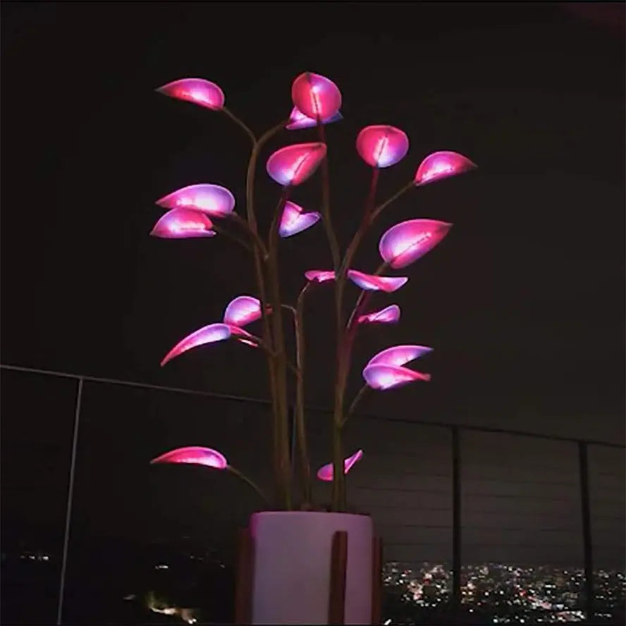 App-Controlled LED Plant Light with 500 Programmable Ambient Lighting Modes for Living Room, Bedroom, Home Office Decor