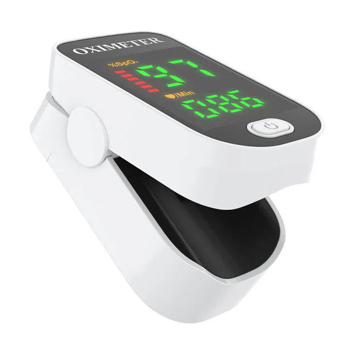 Fingertip Oxygen Monitor with LED Screen for Quick SpO2 & Heart Rate Readings – Portable Pulse Reader for Adults & Seniors