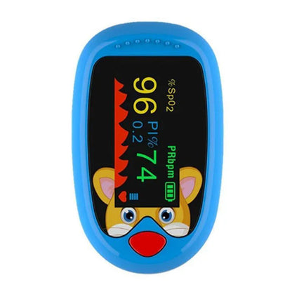 Fingertip Oxygen Monitor with LED Display for SpO2 & Pulse Rate | Portable Health Meter for Adults & Seniors | Battery-Powered Clip-On