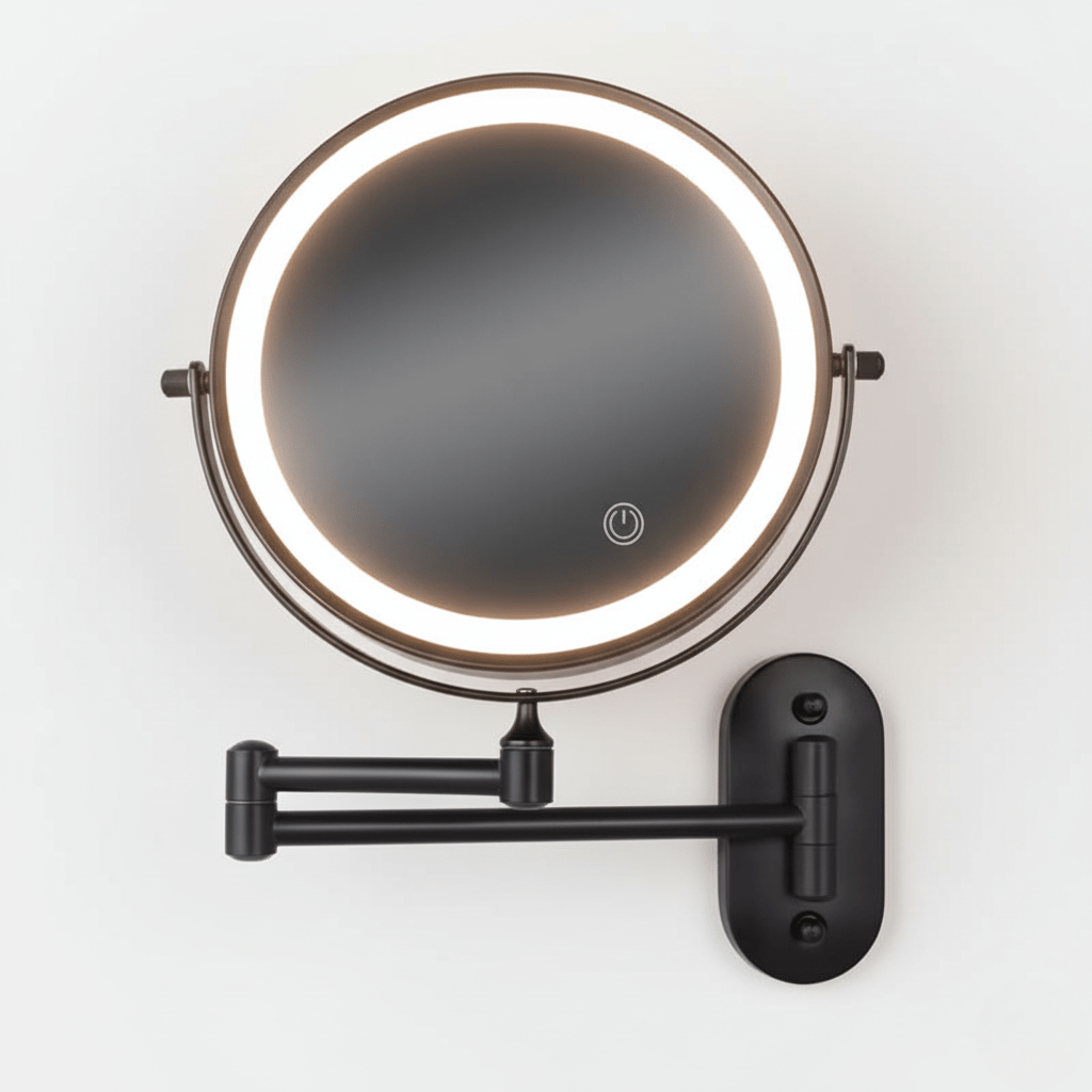 LUMIVIEW – LED Magnifying Makeup Mirror Adjustable Light Travel