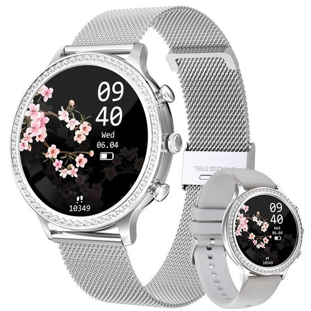 Health Tracking Smartwatch with Heart Rate Monitor, Blood Pressure & Sleep Analysis for Daily Fitness & Wellness