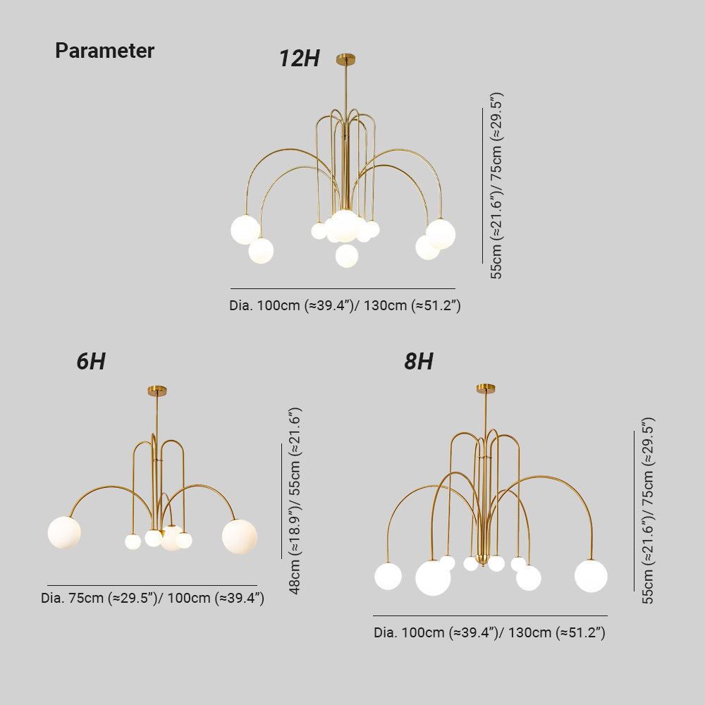 Swallow-Inspired G9 Pendant Light with Adjustable Chain, Metal & Glass Shades for Dining Room, Bedroom & Living Room Overhead Lighting