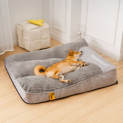 Orthopedic Dog Bed with Spine Support & Non-Slip Base for Large Breeds, Senior Dogs, Joint Relief
