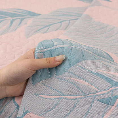 Funda para sofá Lunaa - Diseño de hojas, gasa transpirable, protección para todas las estaciones
