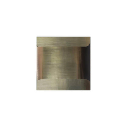 Mid-Century Brass Sconce G9 Socket Indoor Ambient Fixture 10 in Square for Bedroom Hallway Living Room Accent Lighting Warm Glow