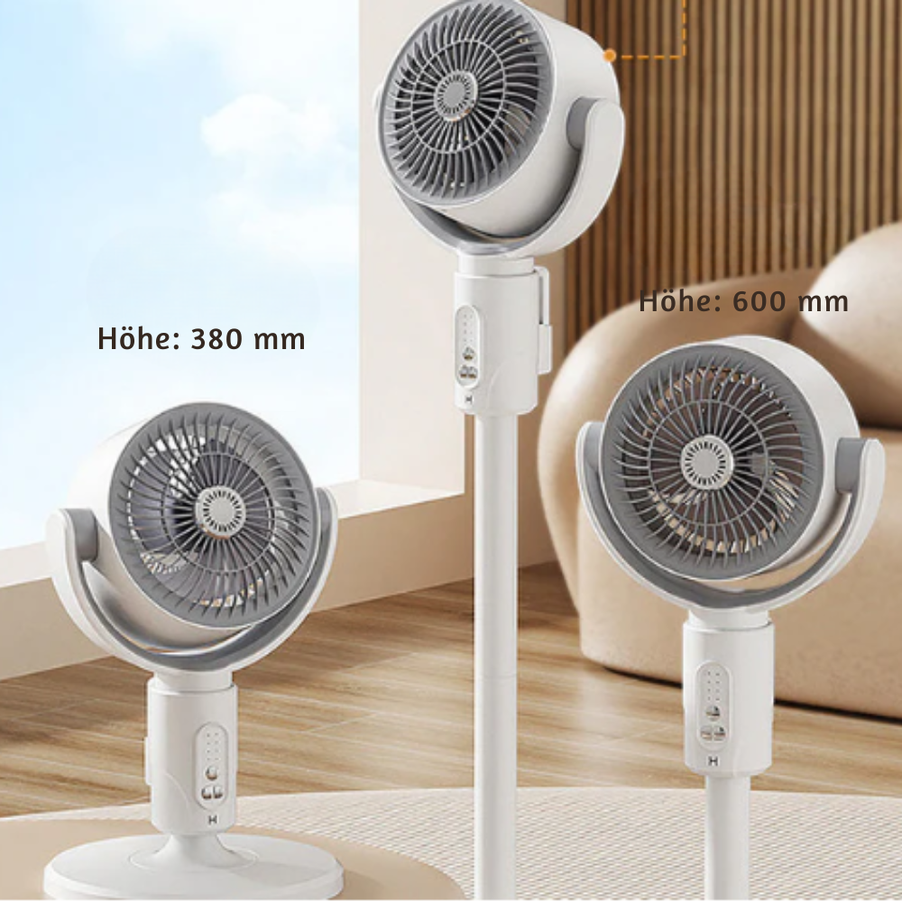 Whisper-Quiet Pedestal Fan with Remote Control – 5 Speed Settings & Adjustable Height for Office & Bedroom
