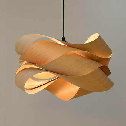Lámpara de techo colgante con pantalla de veta de madera para isla de cocina, comedor y dormitorio, cable ajustable, lámpara de granja moderna, luz cálida, base E26