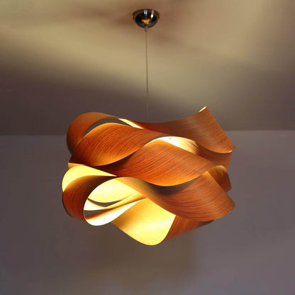 Lámpara de techo colgante con pantalla de veta de madera para isla de cocina, comedor y dormitorio, cable ajustable, lámpara de granja moderna, luz cálida, base E26