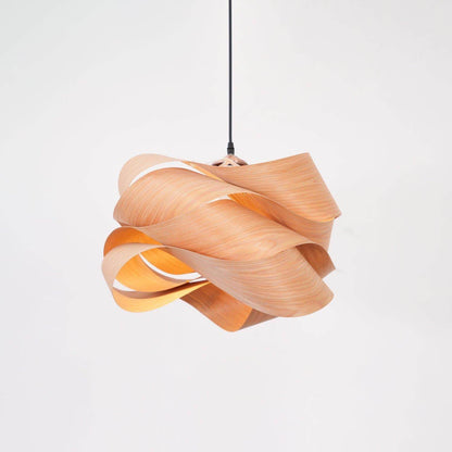 Lámpara de techo colgante con pantalla de veta de madera para isla de cocina, comedor y dormitorio, cable ajustable, lámpara de granja moderna, luz cálida, base E26