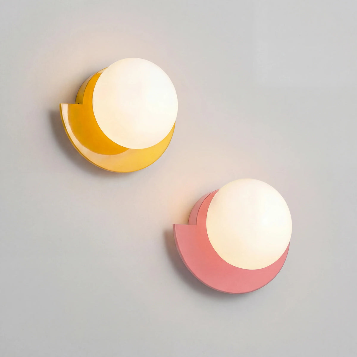 Contemporary Glass Globe Sconce 10 Inch LED Accent Fixture for Bedrooms Living Rooms Hallways Reading Nooks Multicolor Metal Frame Wall Moun
