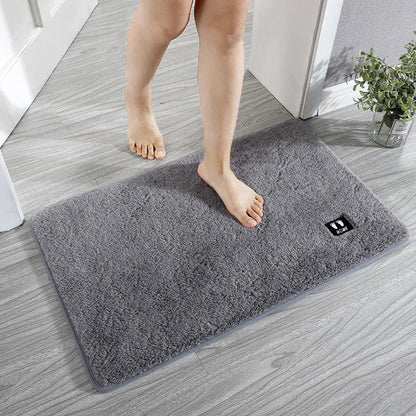 Liora Bath Mat - Thick Absorbent Non-Slip Stripe Design