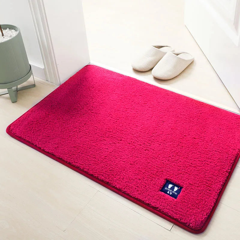 Liora Bath Mat - Thick Absorbent Non-Slip Stripe Design