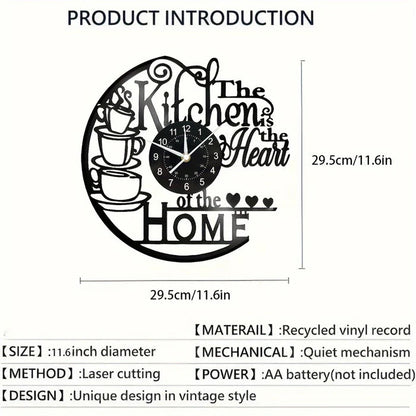 Liora Large Wall Clock - Minimalist Silent Quartz, Easy-to-Read Numerals