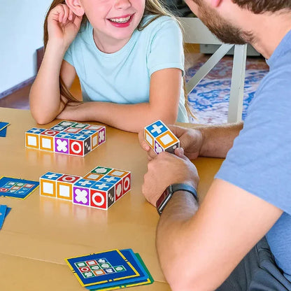 Fast-Paced Matching Puzzle Game for Kids & Adults Ages 7+ | Screen-Free Tabletop Challenge for 1-4 Players | Portable Travel-Size Strategy G