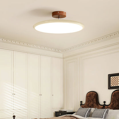 Swivel LED Flush Mount Ceiling Light 12 Inch Round Indoor Lamp Adjustable Directional Lighting for Bedroom Living Room Kitchen Dining Room T