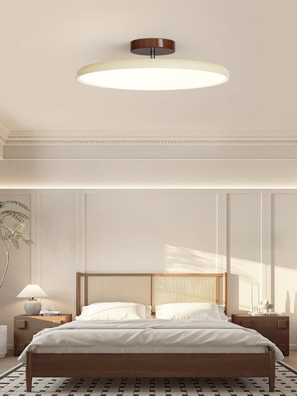 Swivel LED Flush Mount Ceiling Light 12 Inch Round Indoor Lamp Adjustable Directional Lighting for Bedroom Living Room Kitchen Dining Room T