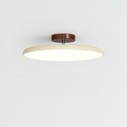 Swivel LED Flush Mount Ceiling Light 12 Inch Round Indoor Lamp Adjustable Directional Lighting for Bedroom Living Room Kitchen Dining Room T