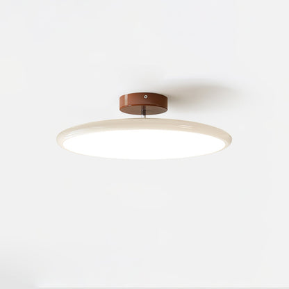 Swivel LED Flush Mount Ceiling Light 12 Inch Round Indoor Lamp Adjustable Directional Lighting for Bedroom Living Room Kitchen Dining Room T