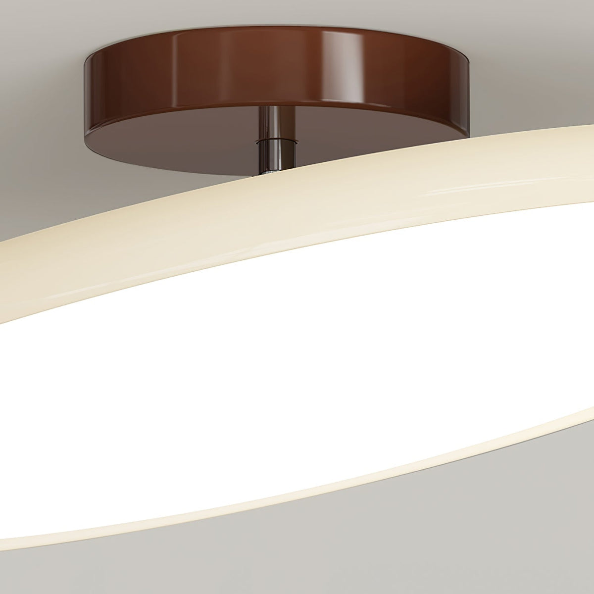 Adjustable Flush Mount LED Ceiling Light with Remote Dimmer for Bedroom Living Room Dining Room | Modern Round Acrylic Fixture Hardwired