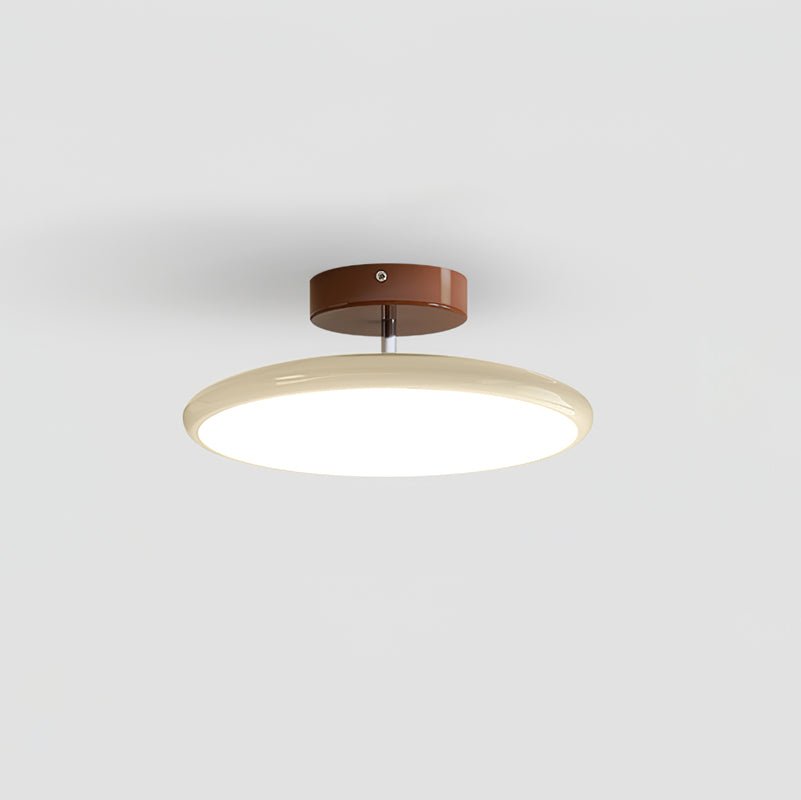 Adjustable Flush Mount LED Ceiling Light with Remote Dimmer for Bedroom Living Room Dining Room | Modern Round Acrylic Fixture Hardwired