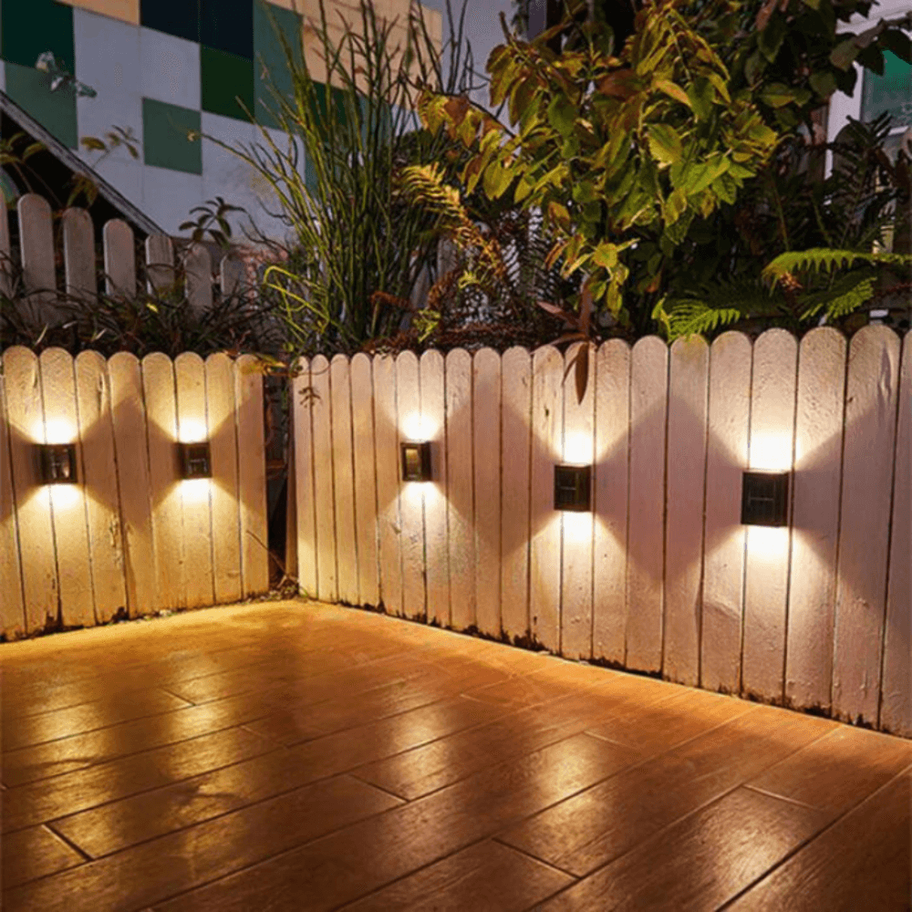 Lumos Solar Lights - Wireless ABS Plastic Outdoor Light Fixtures, Weatherproof