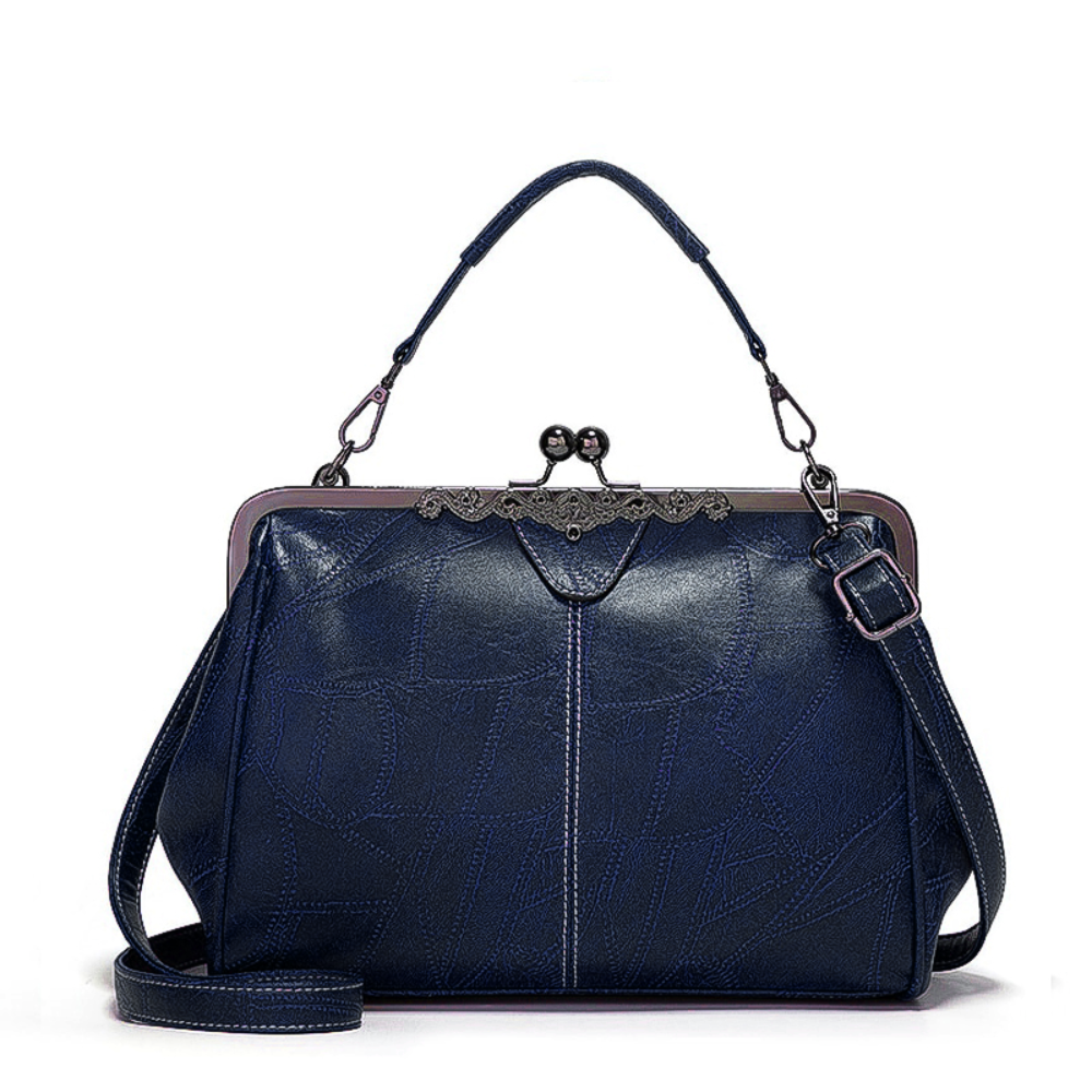 Classic Frame Clutch Purse for Women Evening Formal Dinner Party Shoulder Bag Small Vintage Style Metal Clasp Handbag