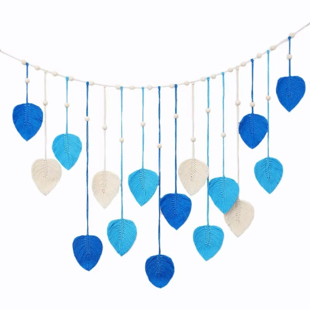 Arte de pared de luna - Macramé hecho a mano, decoración inspirada en la naturaleza