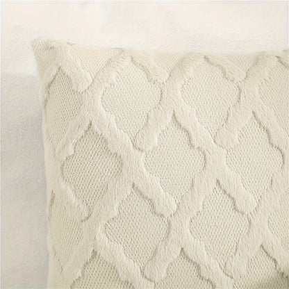 Lunel Velvet Pillow Cover - Boho Geometric, Soft Texture