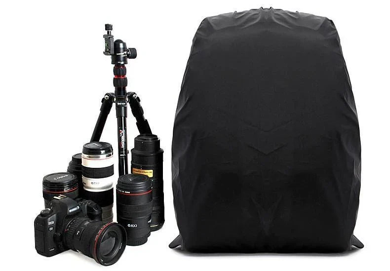 Camera Backpack Compact Adjustable Padded Dividers & Double Zippers