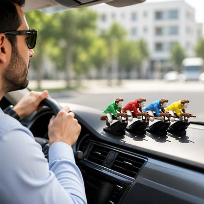 Adorno para tablero de coche, sin batería, flotante, juego de 2
