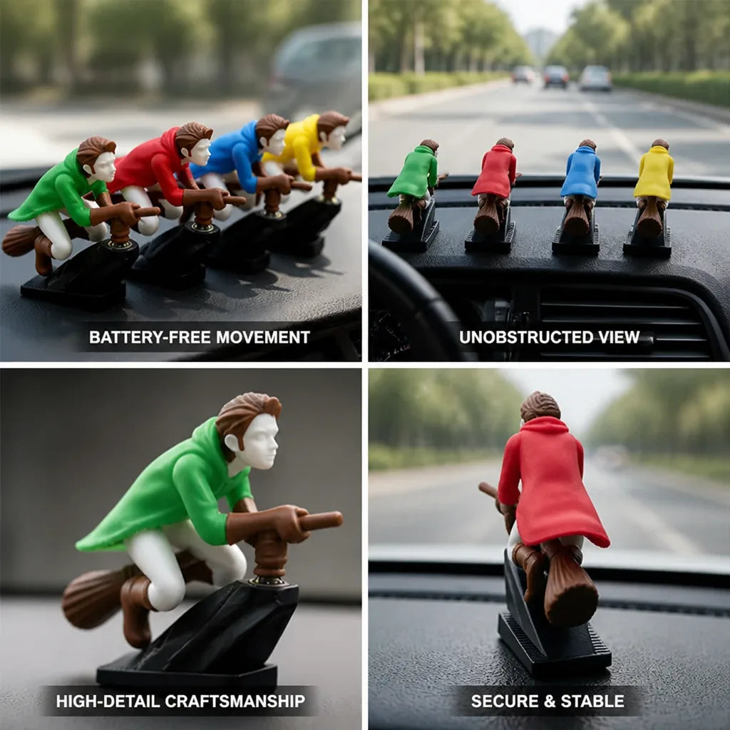 Adorno para tablero de coche, sin batería, flotante, juego de 2