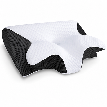 Contoured Memory Foam Pillow (Removable Washable Cover)