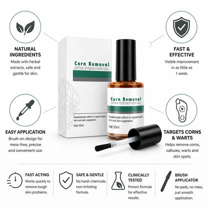 Corn & Wart Removal Gel Fast-Acting Brush Applicator