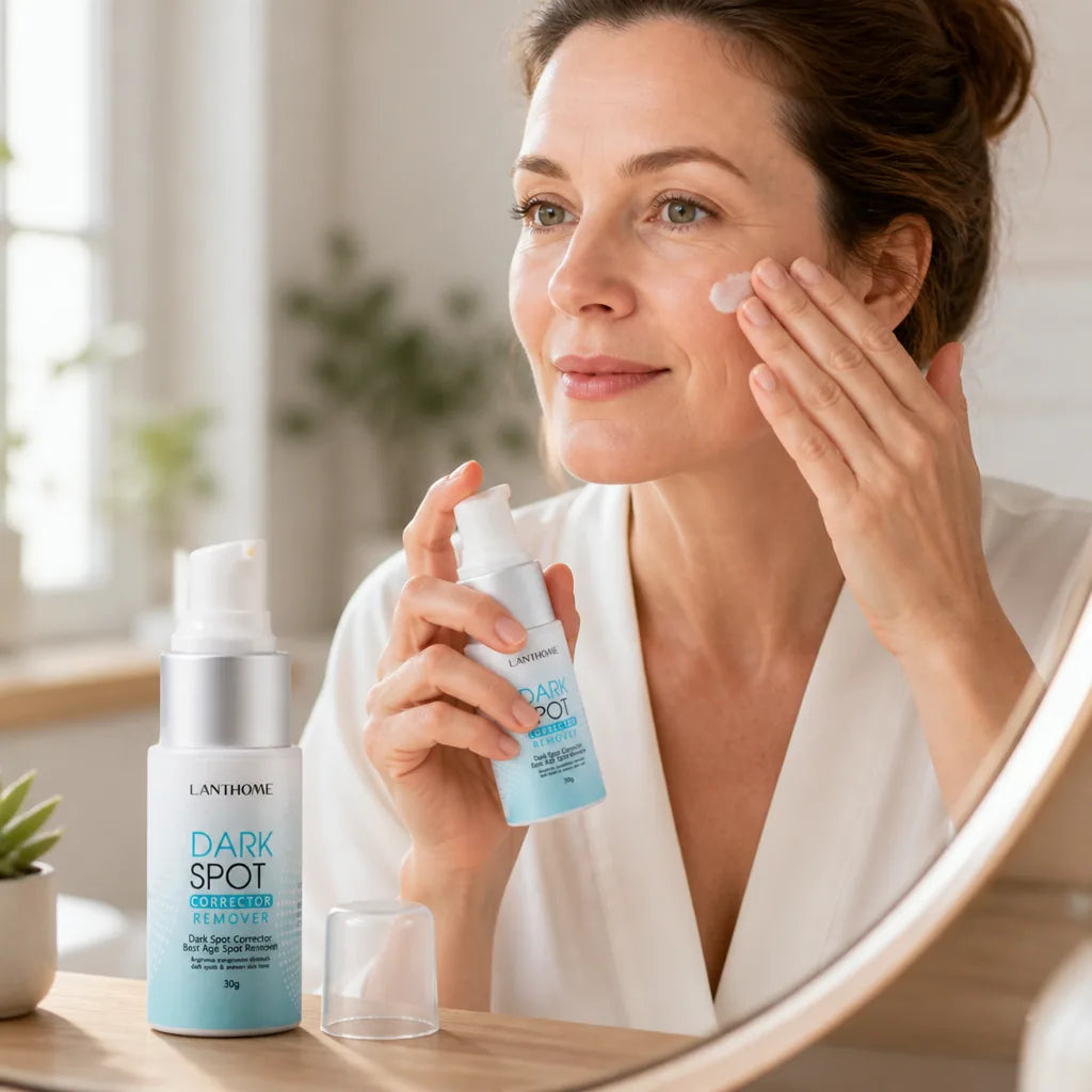 Corrector de manchas oscuras, iluminador y antiedad