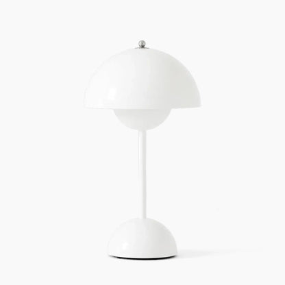 Desk Lamp Mushroom Shape Rechargeable Stepless Dimmer