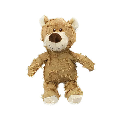 Dog Chew Toy Chew-Resistant Cotton Plush & Squeaker