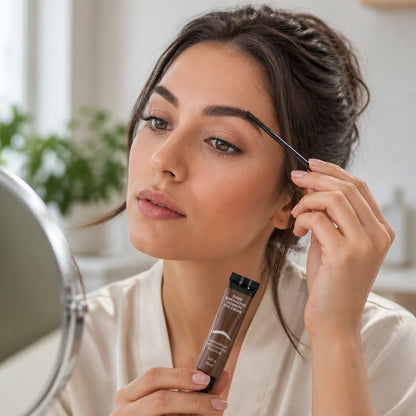 Eyebrow Cream Liner Tinted Natural Finish Brush Included