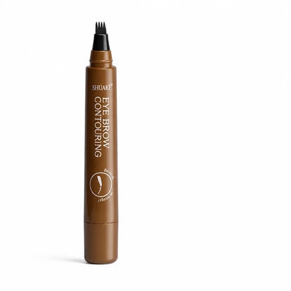 Eyebrow Pen Four-Prong Tip Waterproof & Smudge-Proof