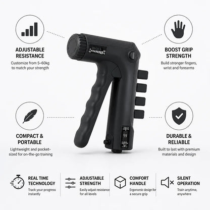 Finger Trainer Adjustable Resistance Compact & Portable