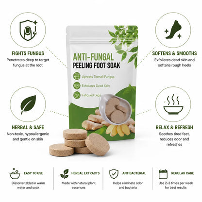 Foot Soak Tablets Herbal Anti-Fungal & Antibacterial
