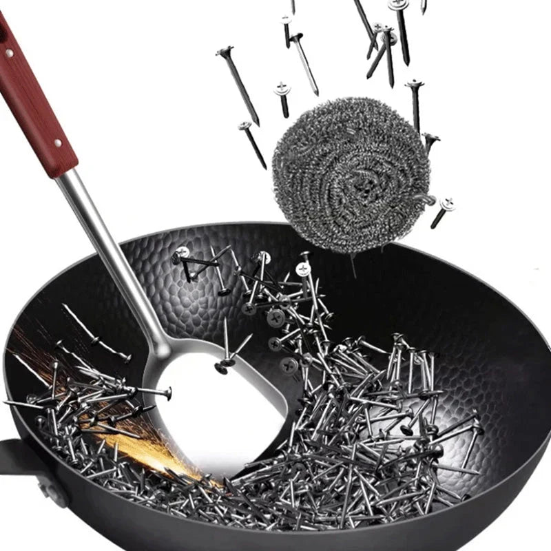 Frying Pan Cast Iron Even Heat Rust-Resistant 11 Inch