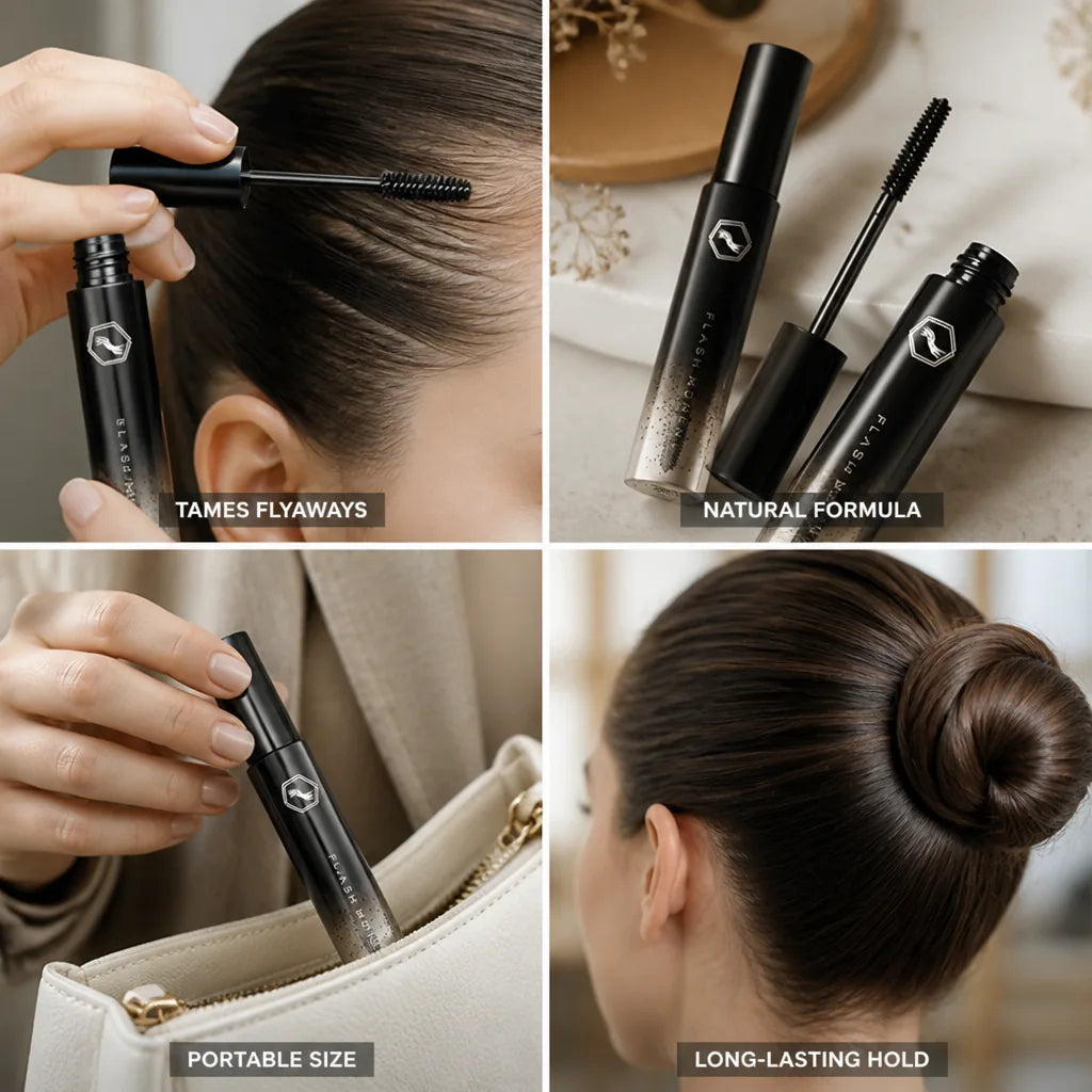 Gel fijador para el cabello con jojoba y queratina de larga duración